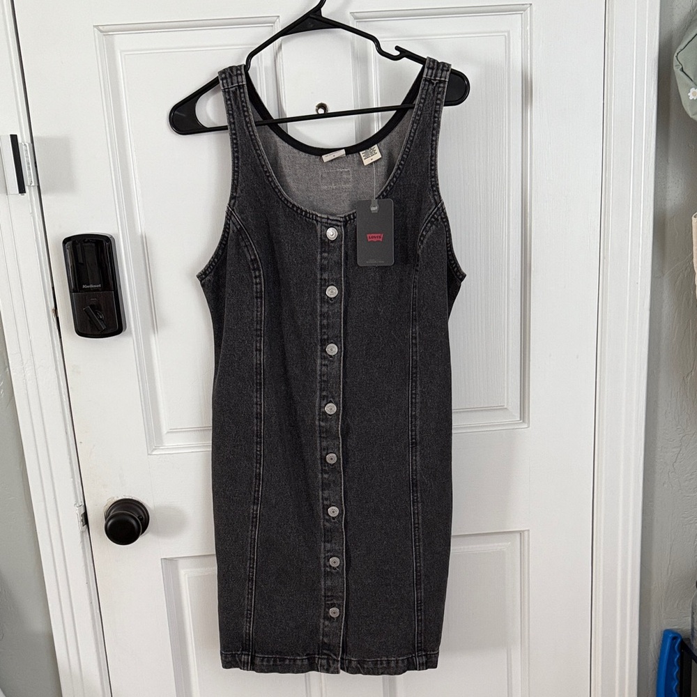 Levi’s Black Denim Mini Dress